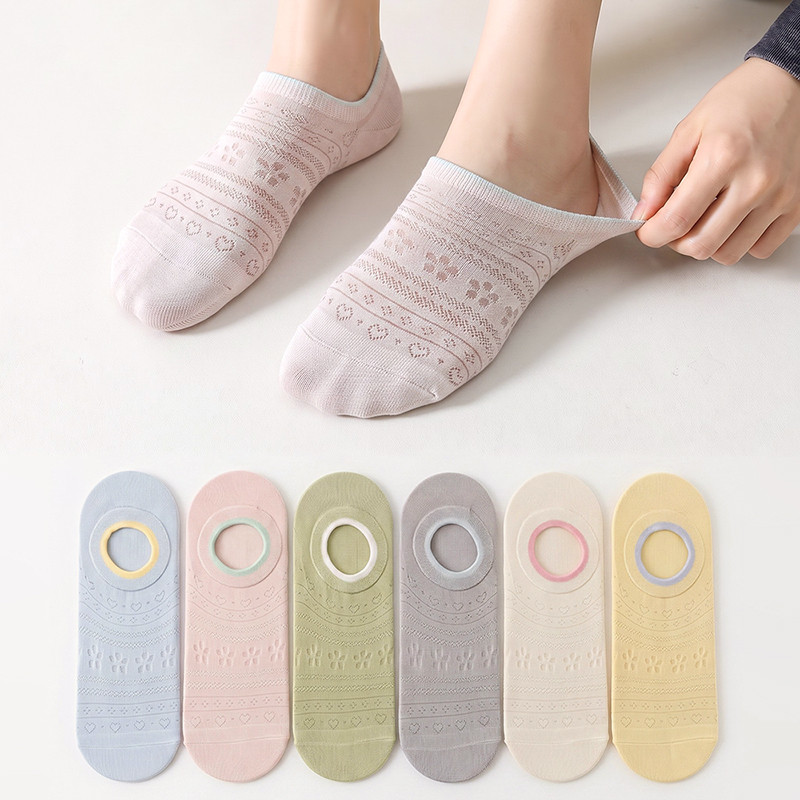Invisibility Sock Loafer - 6 pares de calcetines invisibles para