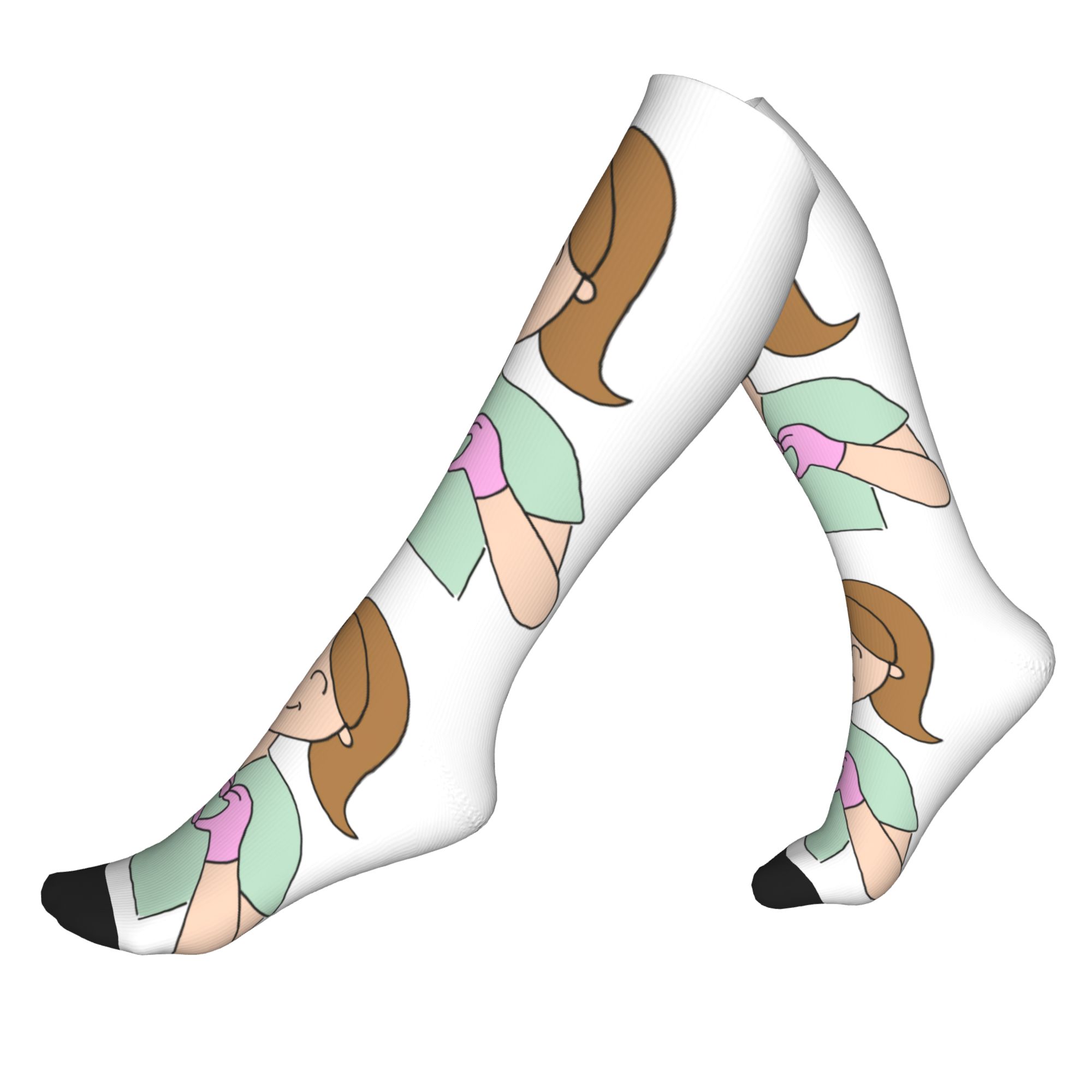 Compression Sock Medical - Calcetines Harajuku Doctor Nurse Medical Medicine