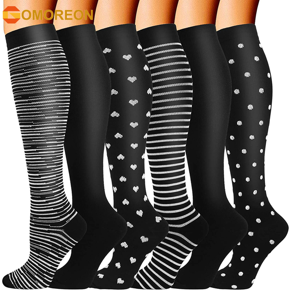 Compression Sock Medical - GOMOREON 6 pares de calcetines de