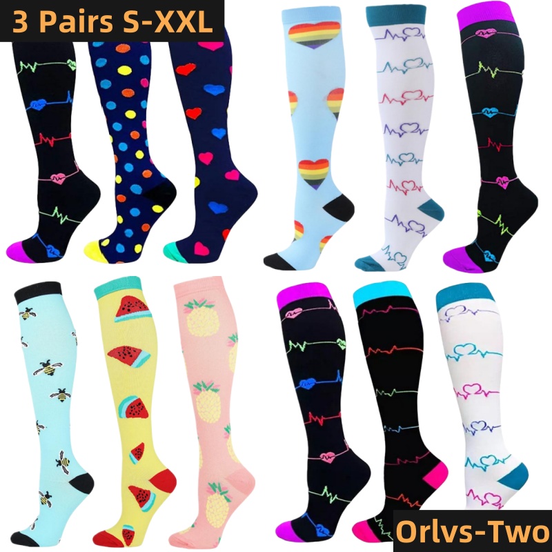 Compression Sock Medical - S-XXL 3 pares envío gratis calcetines