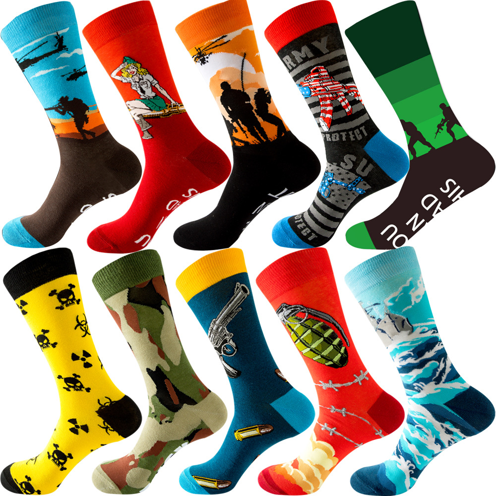 Cotton Crew Sock Pack - 【Paquete de 10 pares】Calcetines de algodón