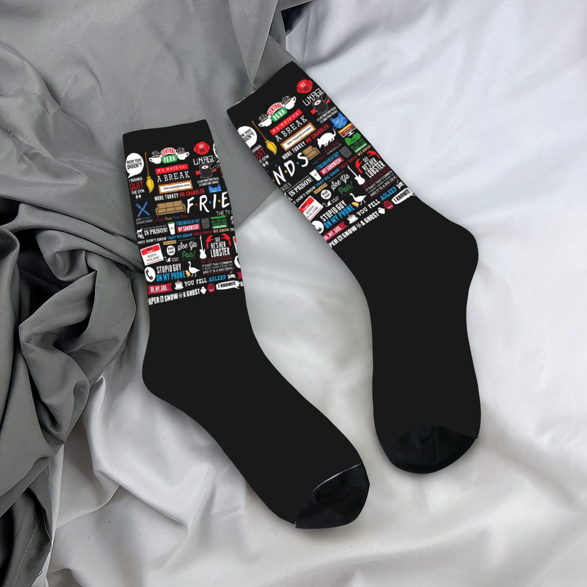 No Show Sock Women - Calcetines Personalizados con Diseño Divertido de