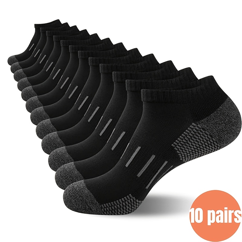 Ankle Sock Low Cut - 10 Pares de Calcetines Cortos Deportivos