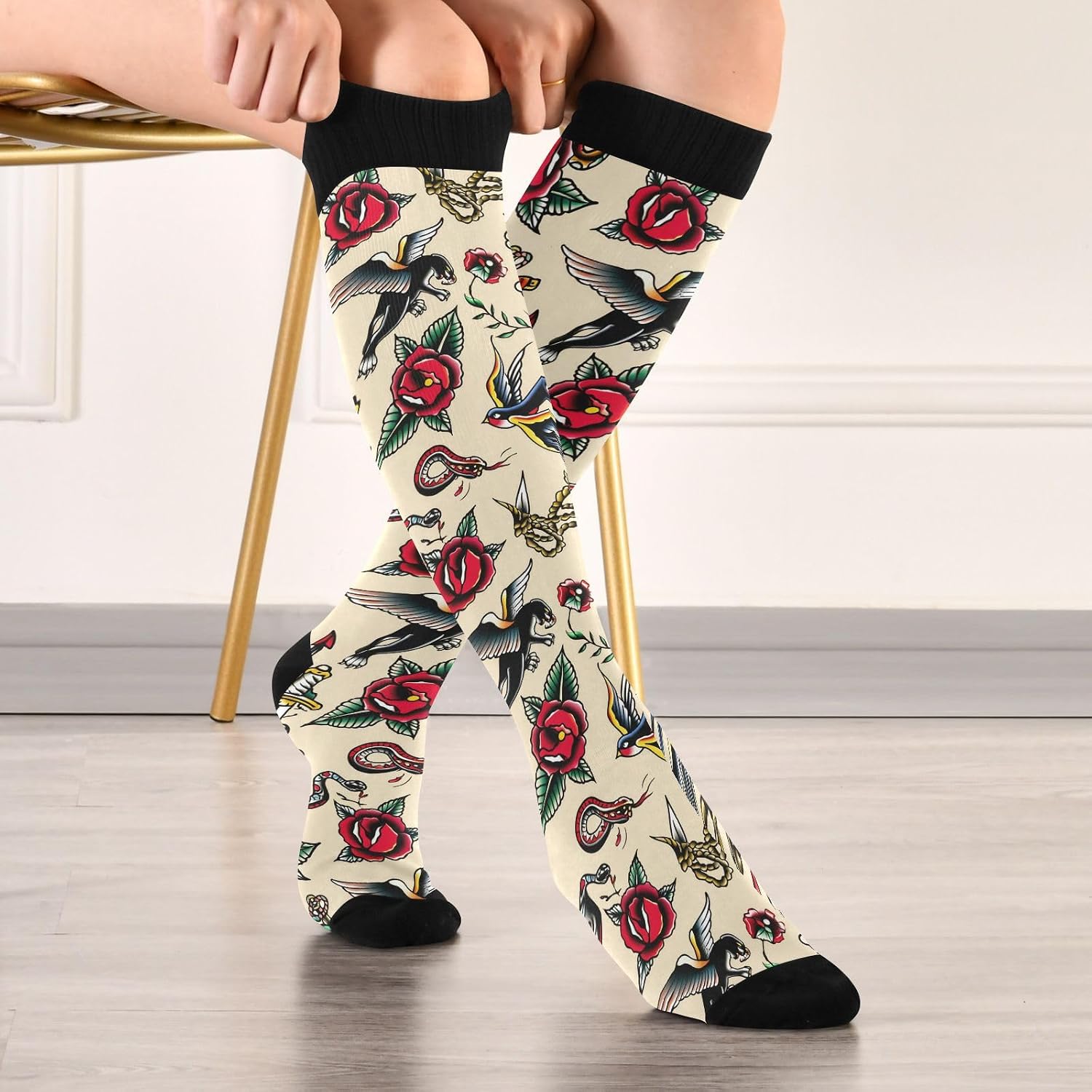 Calcetines de Compresión con D - Knee High Sock Women reseña y precio