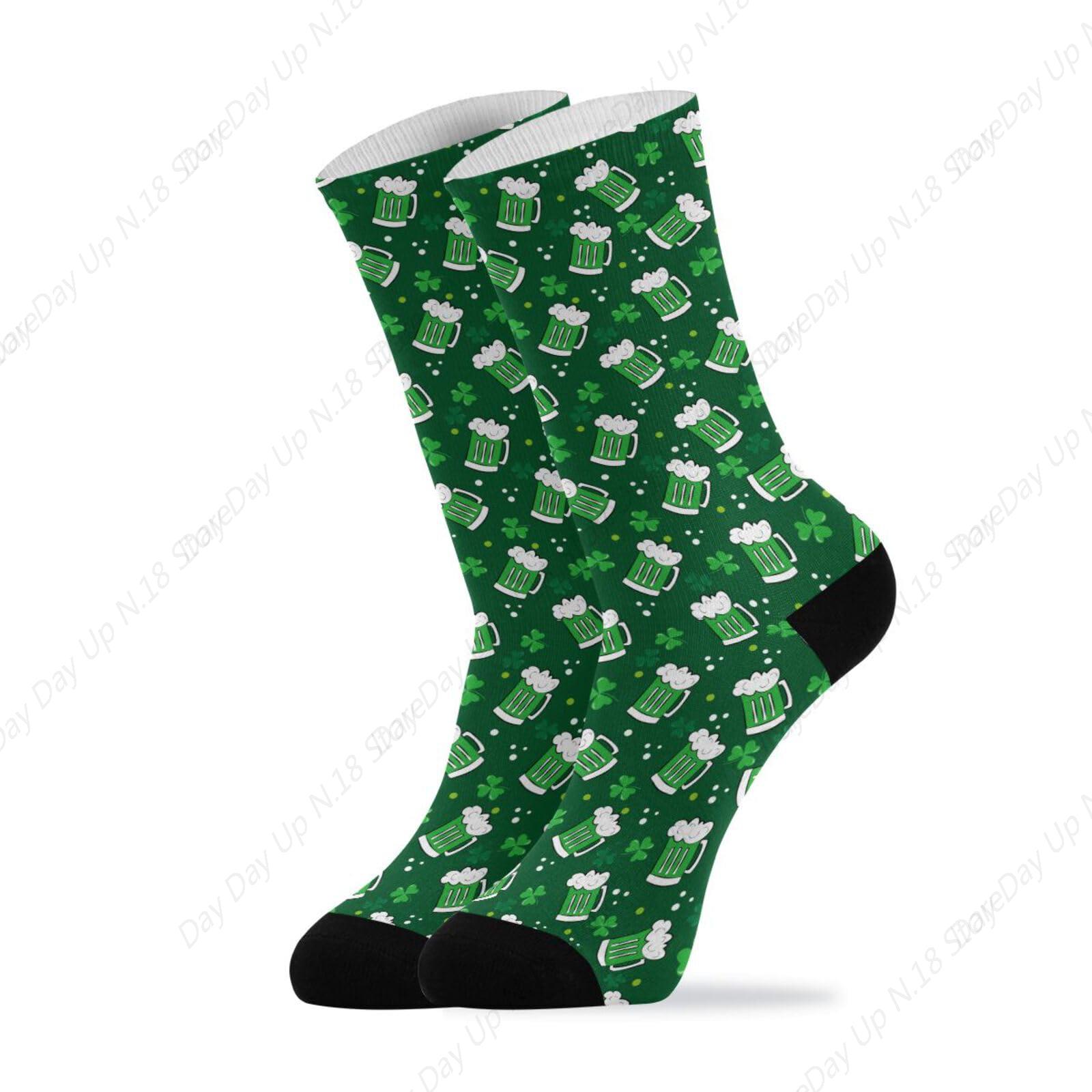 Calcetines de trifoglio verde  - Cotton Crew Sock Pack reseña y precio