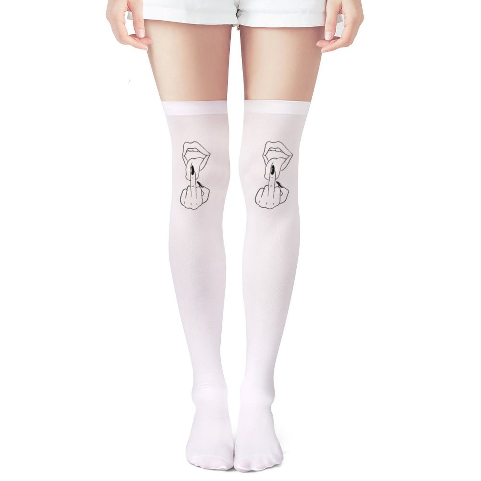 Calcetines blancos para mujer  - Knee High Sock Women reseña y precio