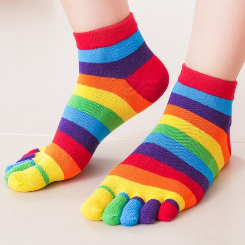 Calcetines de Mujer con Rayas  - Toe Sock Split reseña y precio