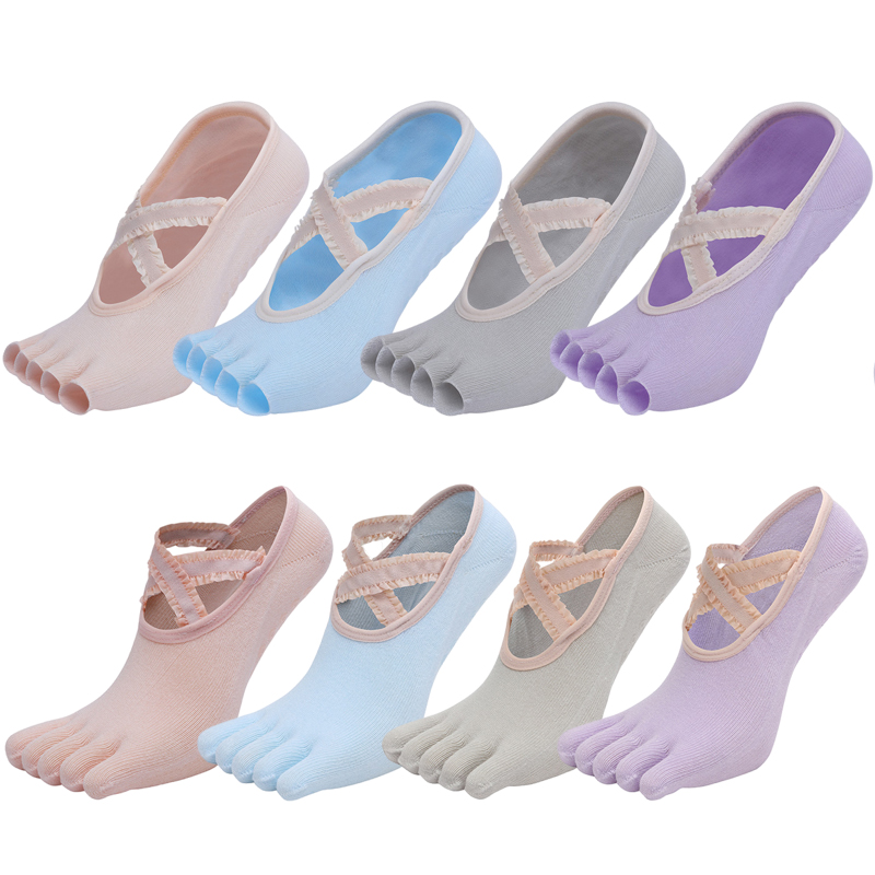 Calcetines de Yoga de cinco de - Toe Sock Split reseña y precio