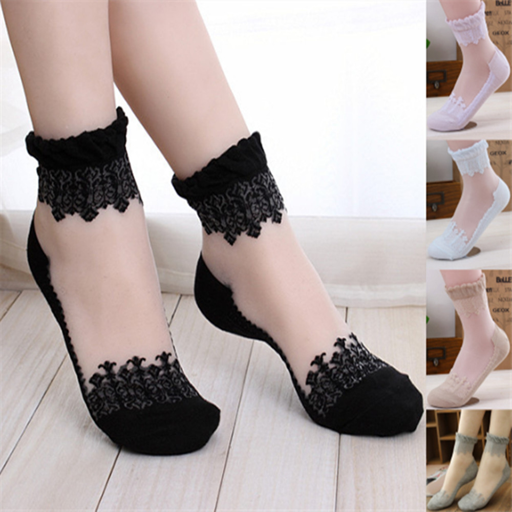 Calcetines cortos de encaje pa - Invisibility Sock Loafer reseña y precio