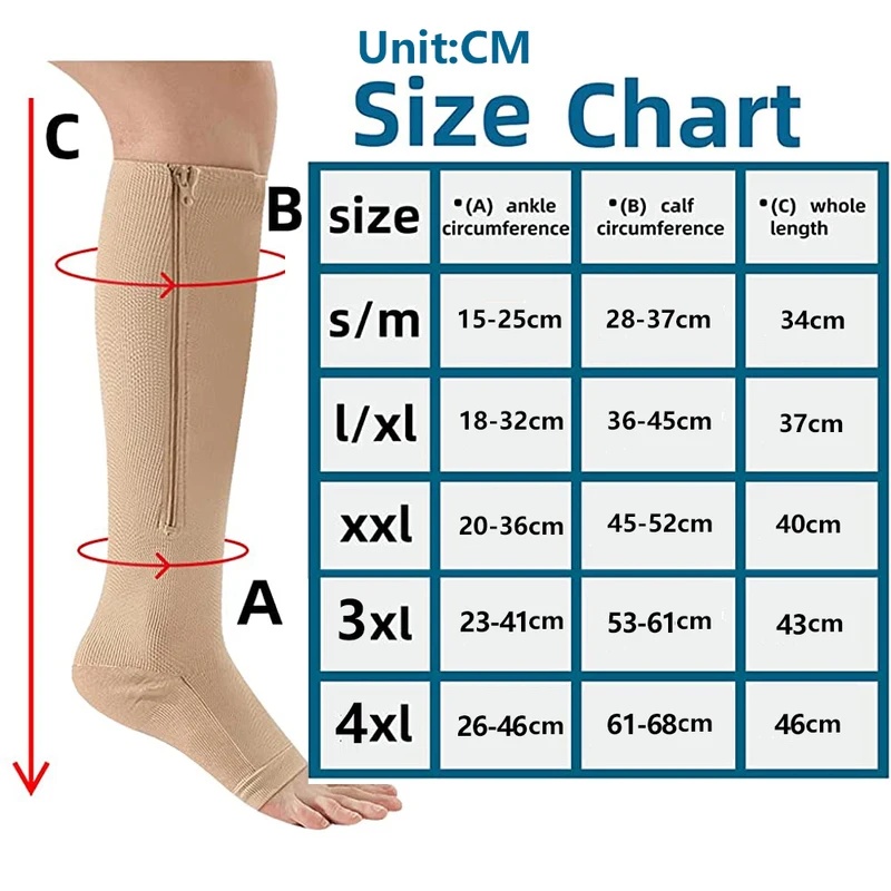 1/3/5 pares de medias de compr - Compression Sock Medical reseña y precio
